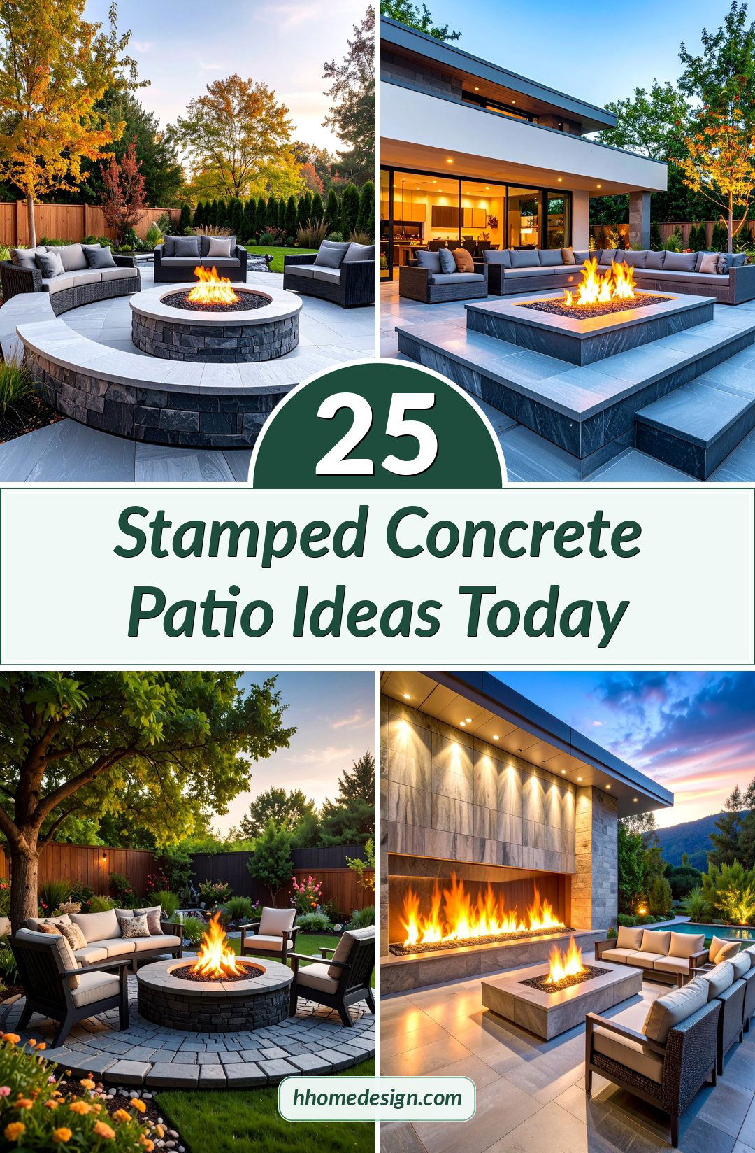 25 Stamped Concrete Patio Ideas Today