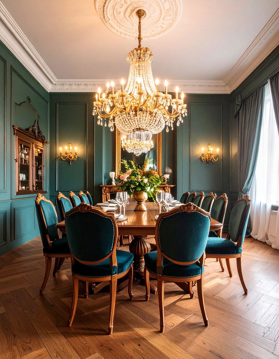 Statement Chandelier Dining Room - 25 Luxury Interior Design Ideas