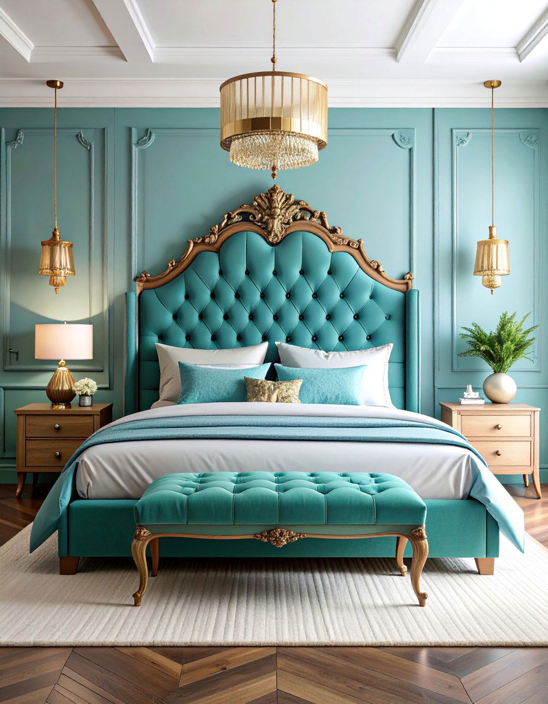 Statement Headboard Bedroom - 25 Eclectic Bedroom Ideas