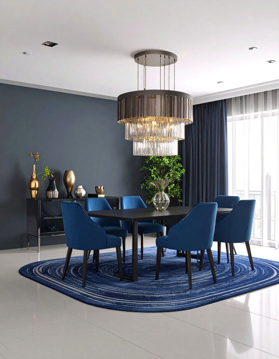 Statement Lighting Art Deco Dining Room - 25 Art Deco Dining Room Ideas