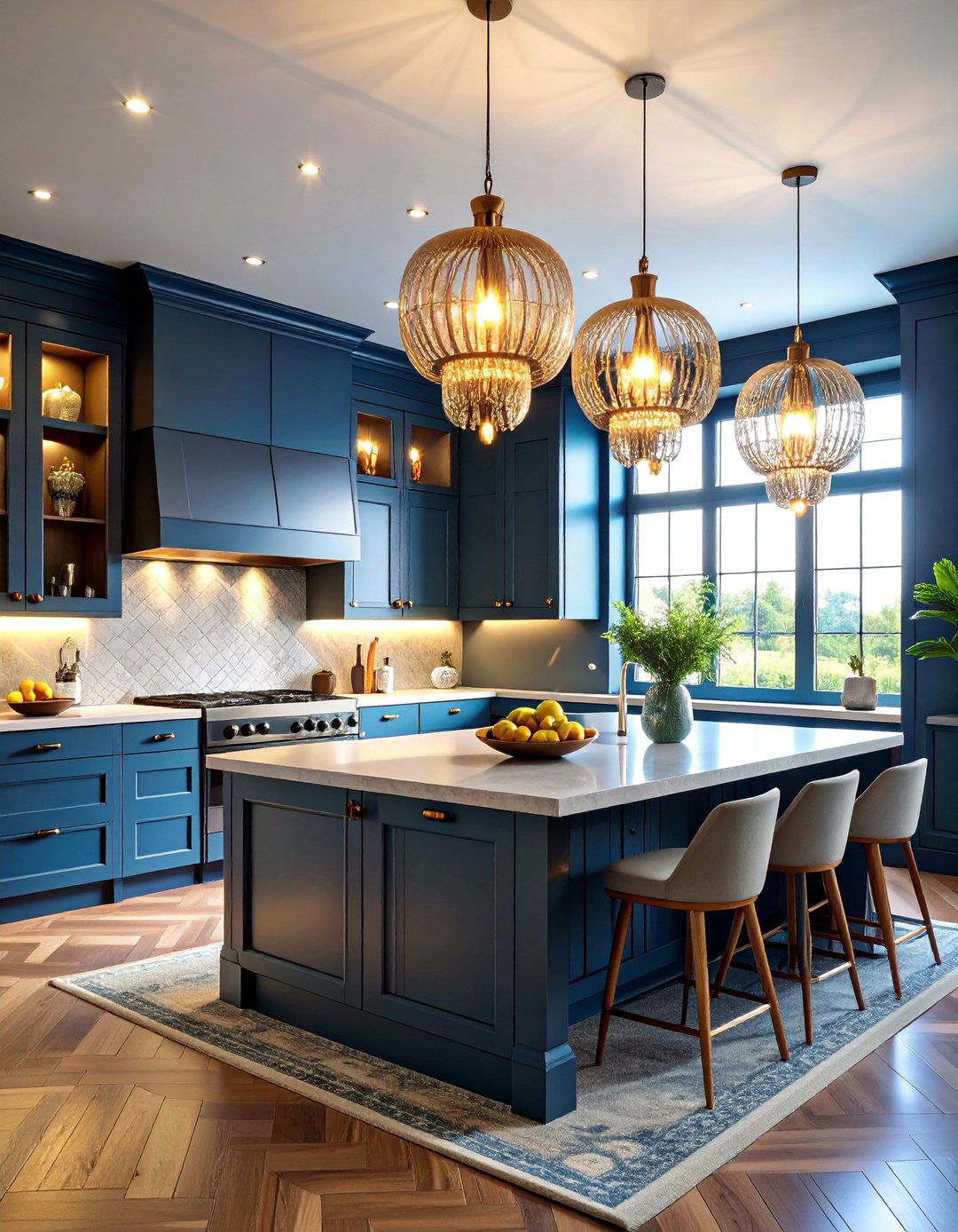 Statement Lighting Maximalist Kitchen - 25 Maximalist Kitchen Decor Ideas