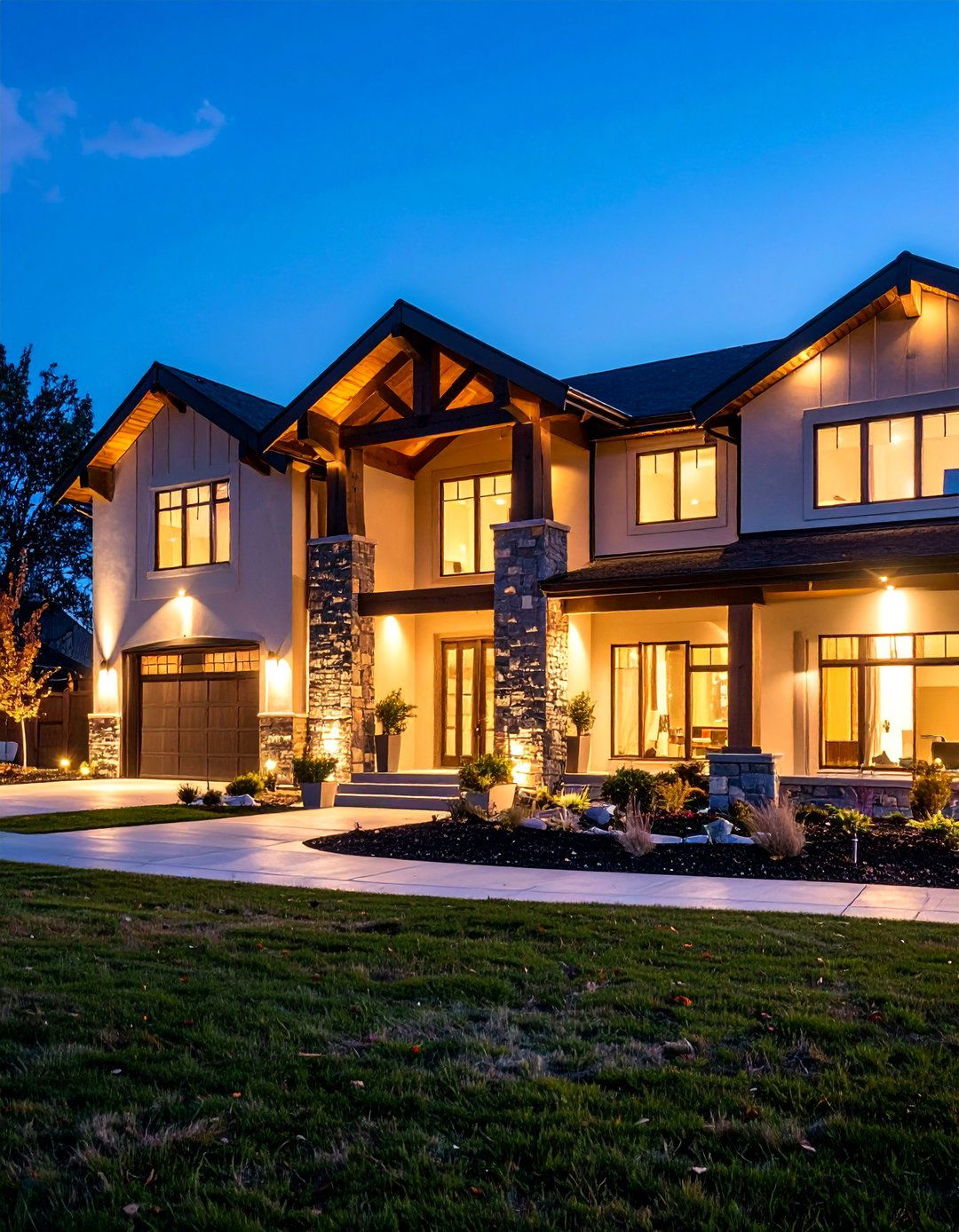 Statement Lighting with Architectural Impact - 25 Curb Appeal Inspiration for Ranch Homes