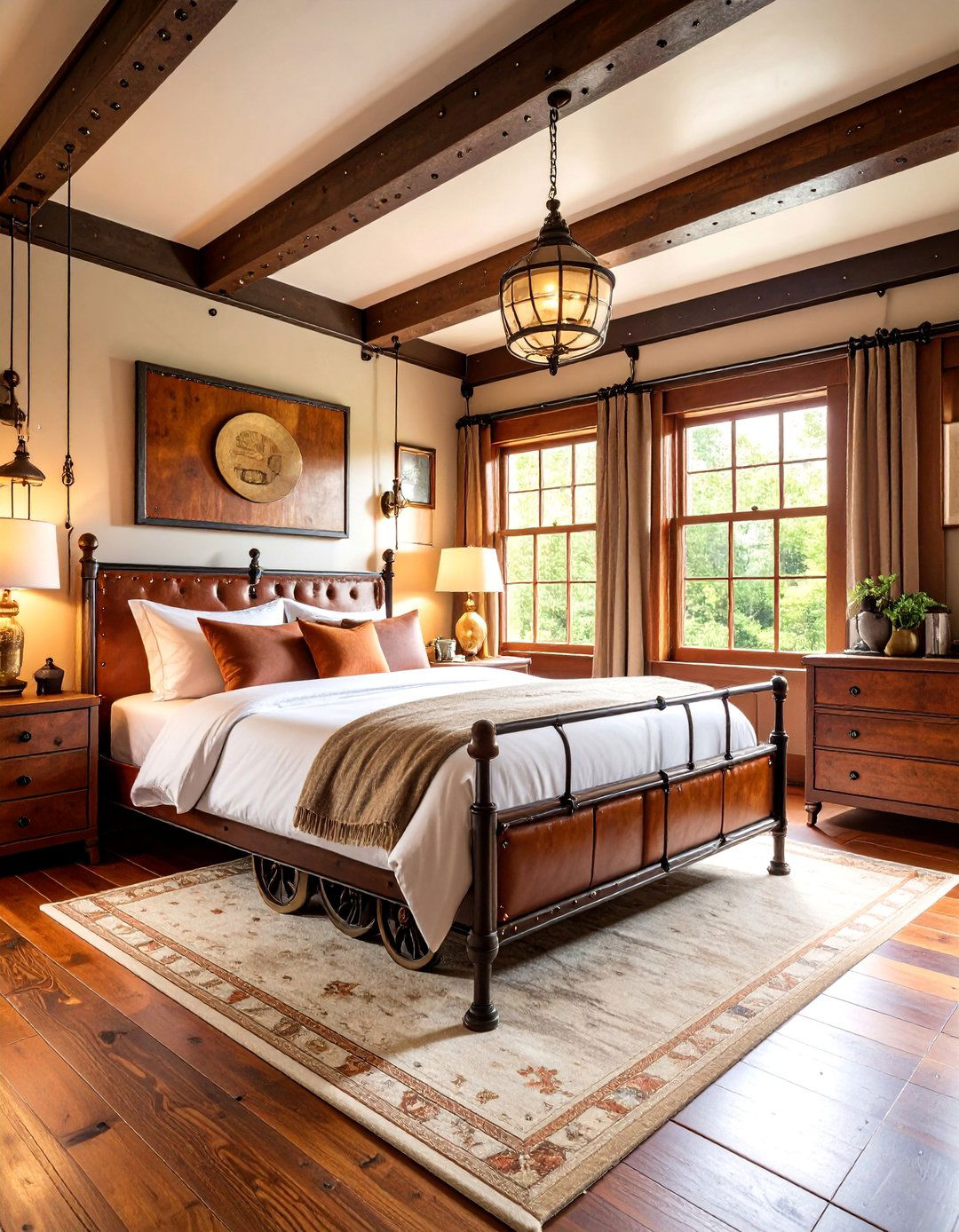 Steam Engine Railway Bedroom - 25 Steampunk Bedroom Ideas