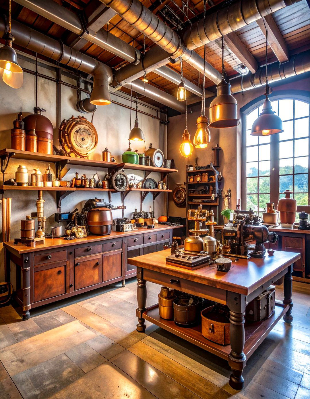 Steampunk Adventure Trophy Workshop - 25 Hunting Trophy Room Ideas
