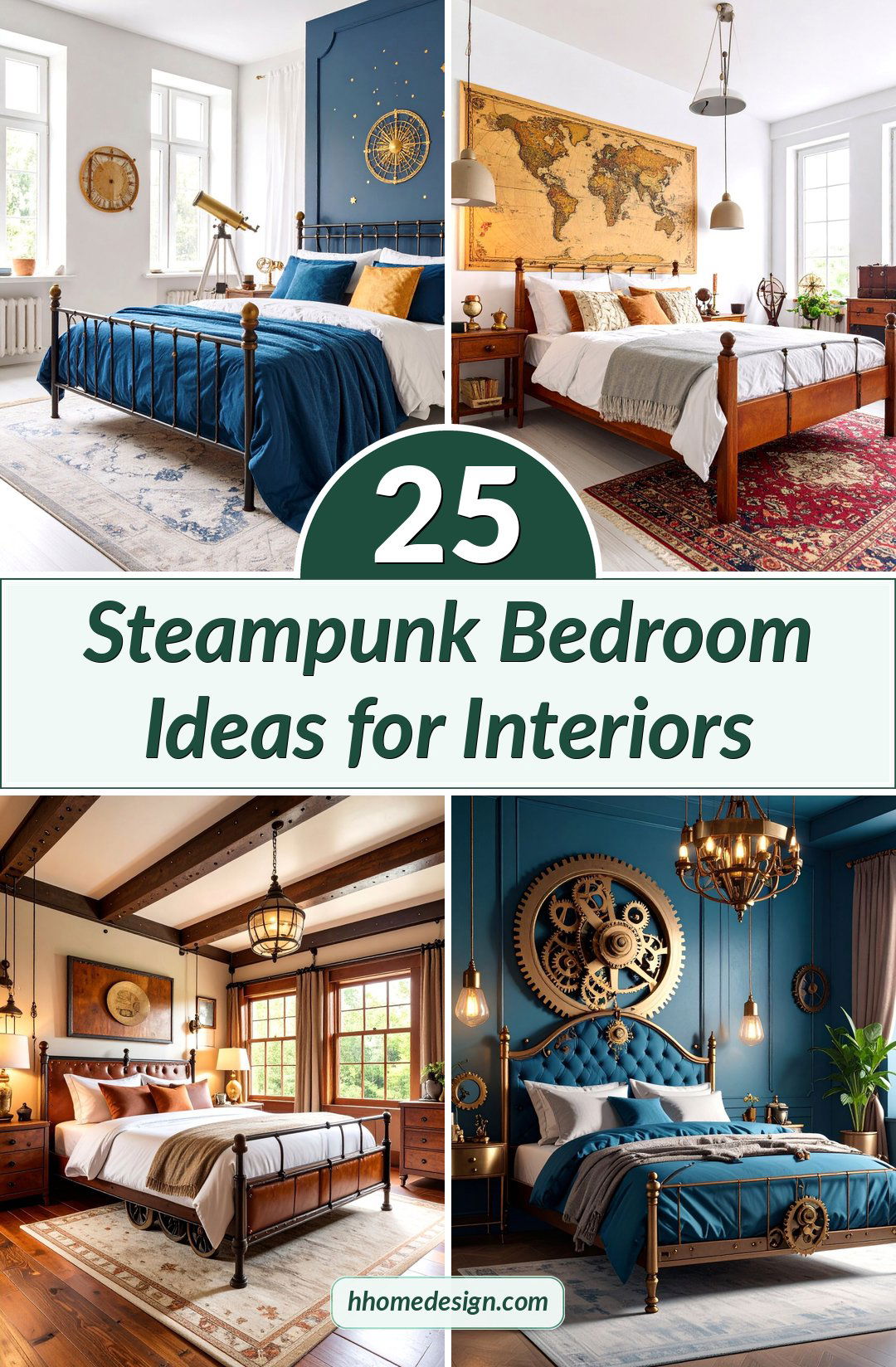 25 Steampunk Bedroom Ideas for Interiors