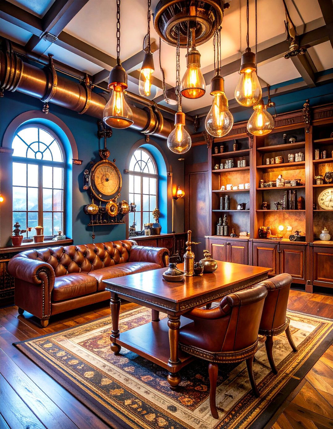 Steampunk Gaming Laboratory - 25 Video Game Room Ideas