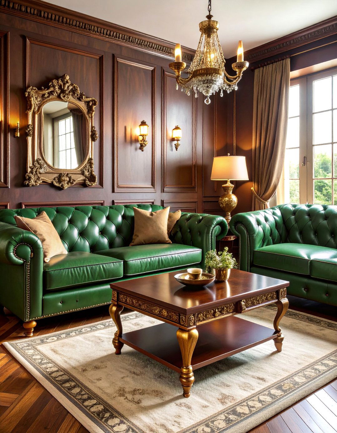 Steampunk Gentlemans Club Atmosphere - 25 Steampunk Living Room Ideas