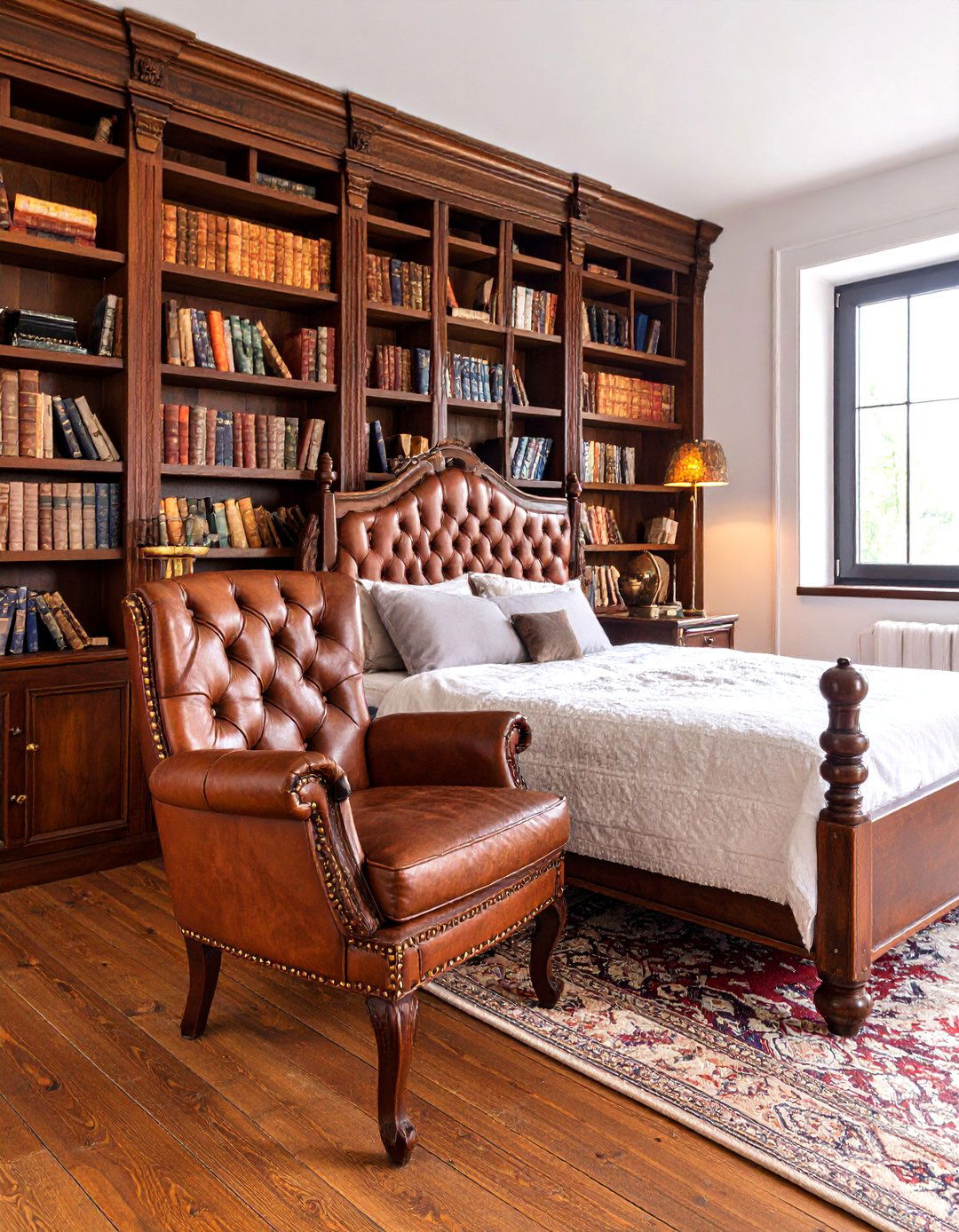 Steampunk Library Study Bedroom - 25 Steampunk Bedroom Ideas