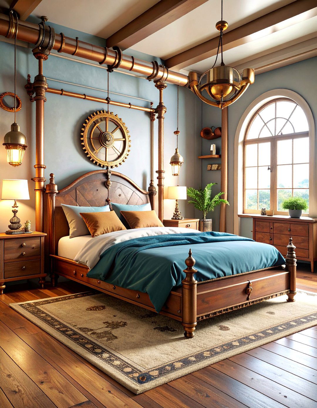 Steampunk Pirate Innovation Bedroom - 25 Pirate-themed Bedroom Ideas