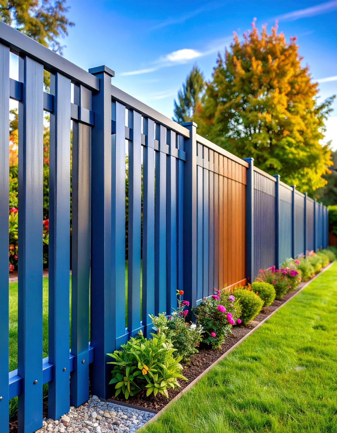 Steel Panel Privacy Fence - 25 Privacy Fence Ideas