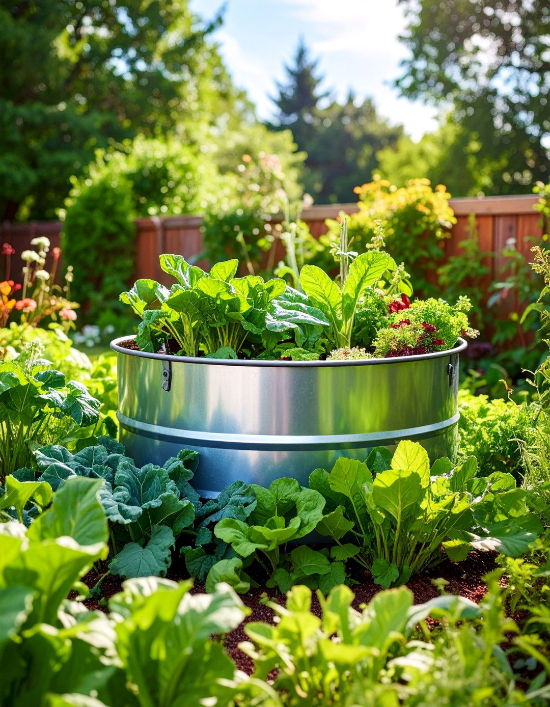Stock Tank Galvanized Raised Garden Bed - 25 Raised Garden Bed Ideas