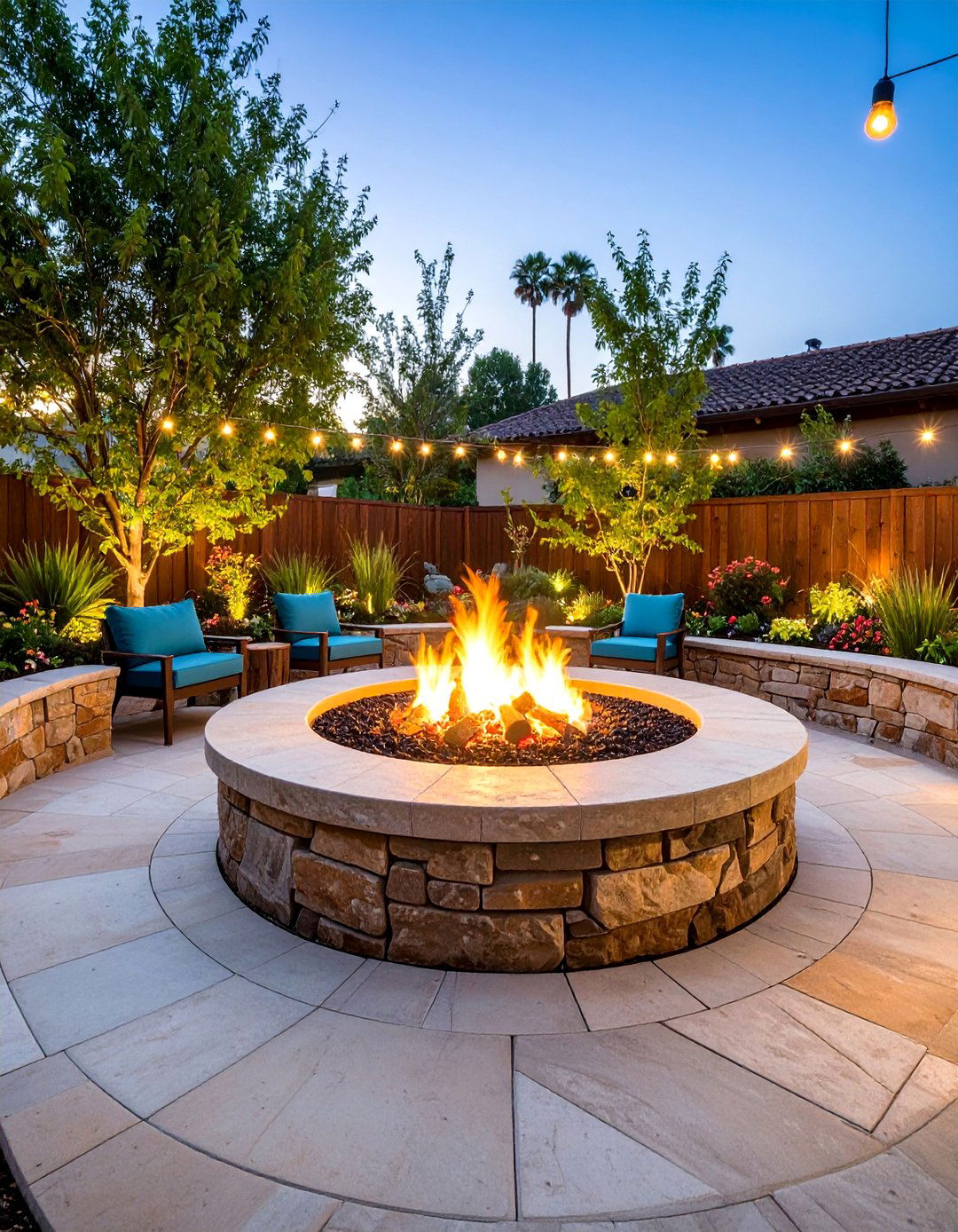 Stone Fire Pit Garden Area - 25 Stone Garden Ideas
