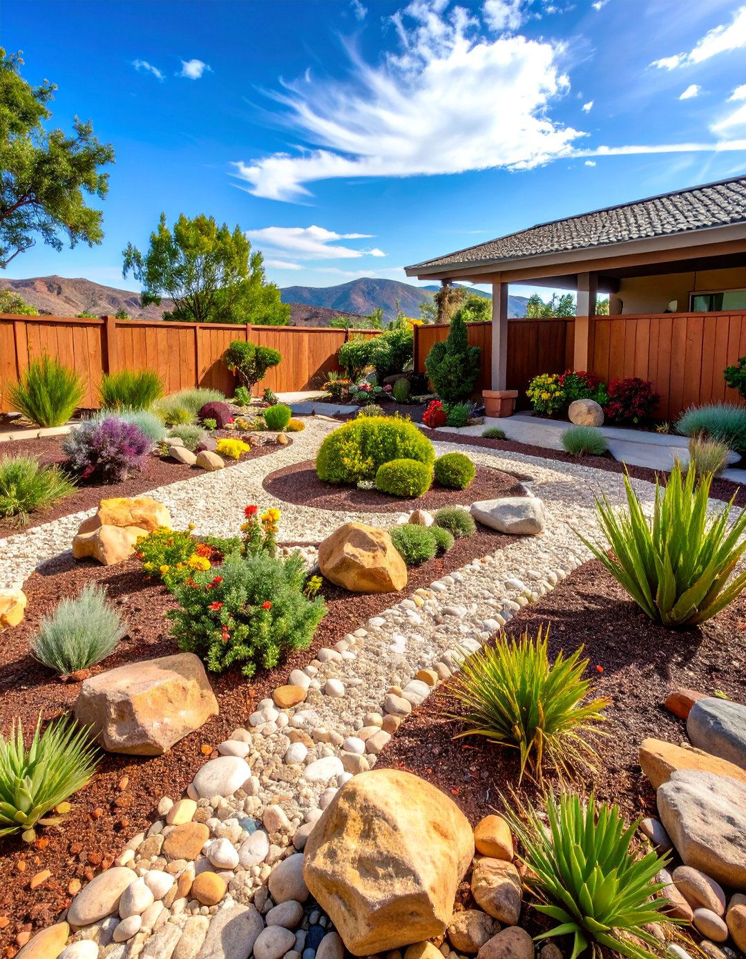 Stone Mulch Garden Beds - 25 Stone Garden Ideas