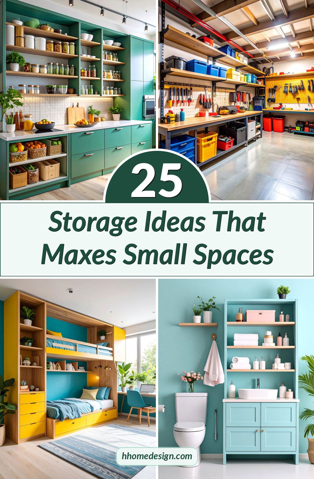 25 Storage Ideas That Maxes Small Spaces