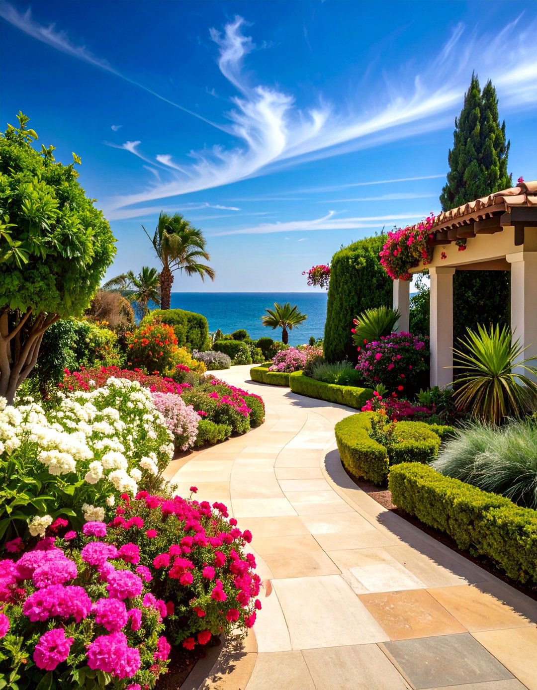 Storm Resistant Coastal Garden with Hardy Plants - 25 Coastal Garden Ideas