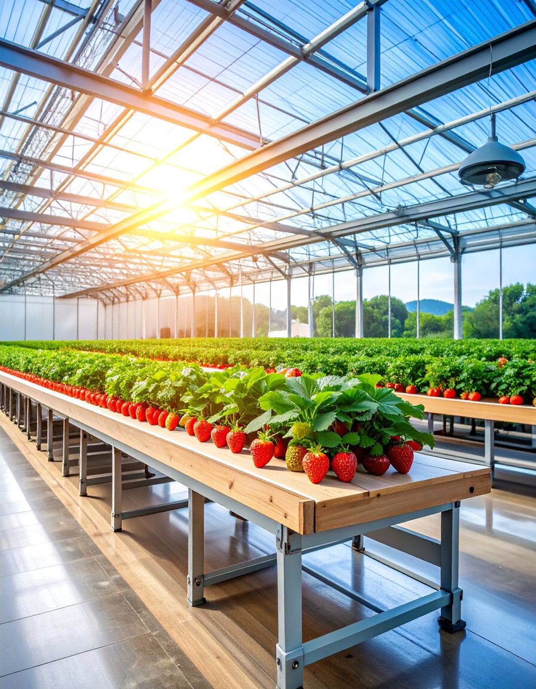 Strawberry Greenhouse Table System - 25 Strawberry Planter Ideas