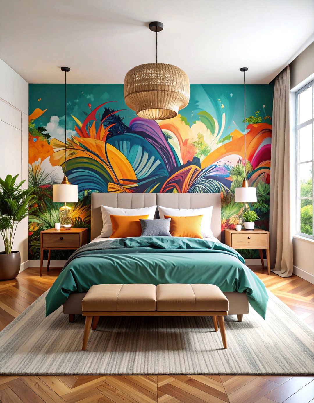 Street Art Mural Feature Wall - 25 Hypebeast Room Decor Ideas