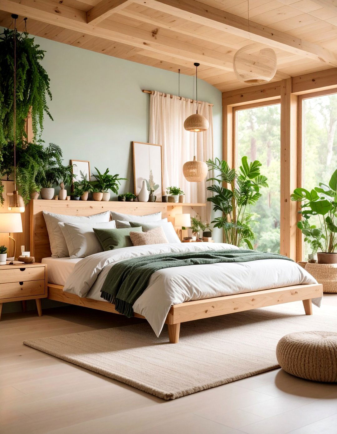 Studio Ghibli Forest Retreat with Natural Elements - 25 Anime Room Ideas