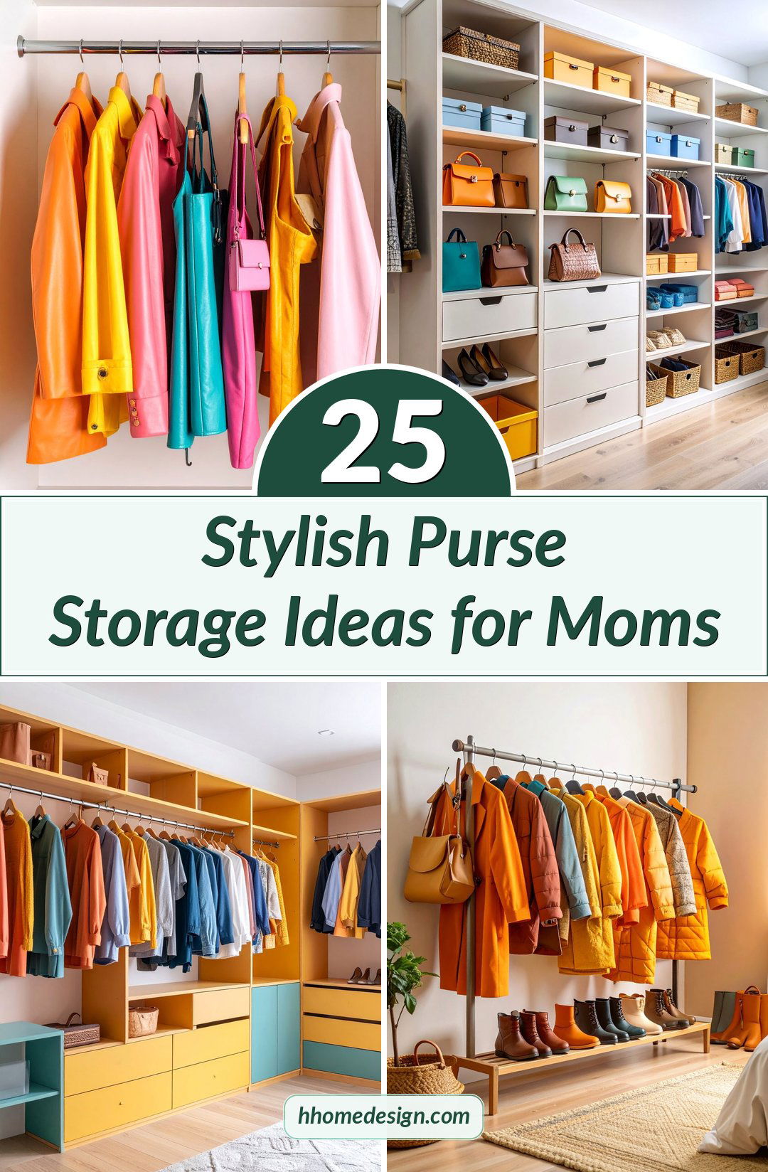 25 Stylish Purse Storage Ideas for Moms