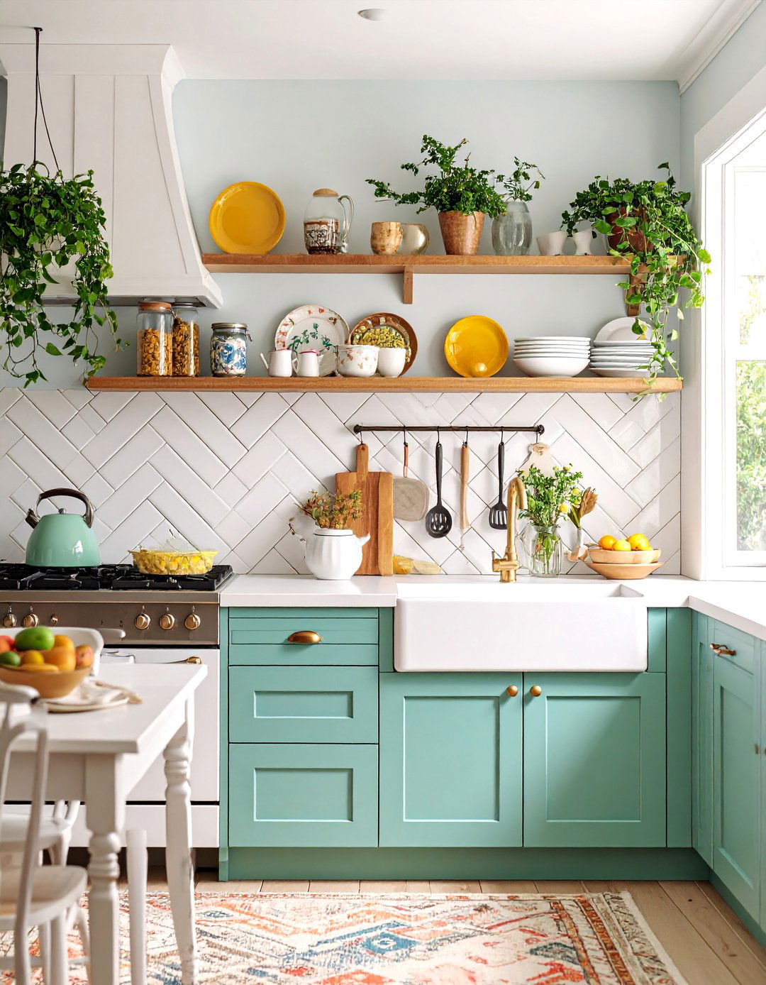 Subway Tile Backsplashes with Character - 25 Farmhouse Decor Ideas