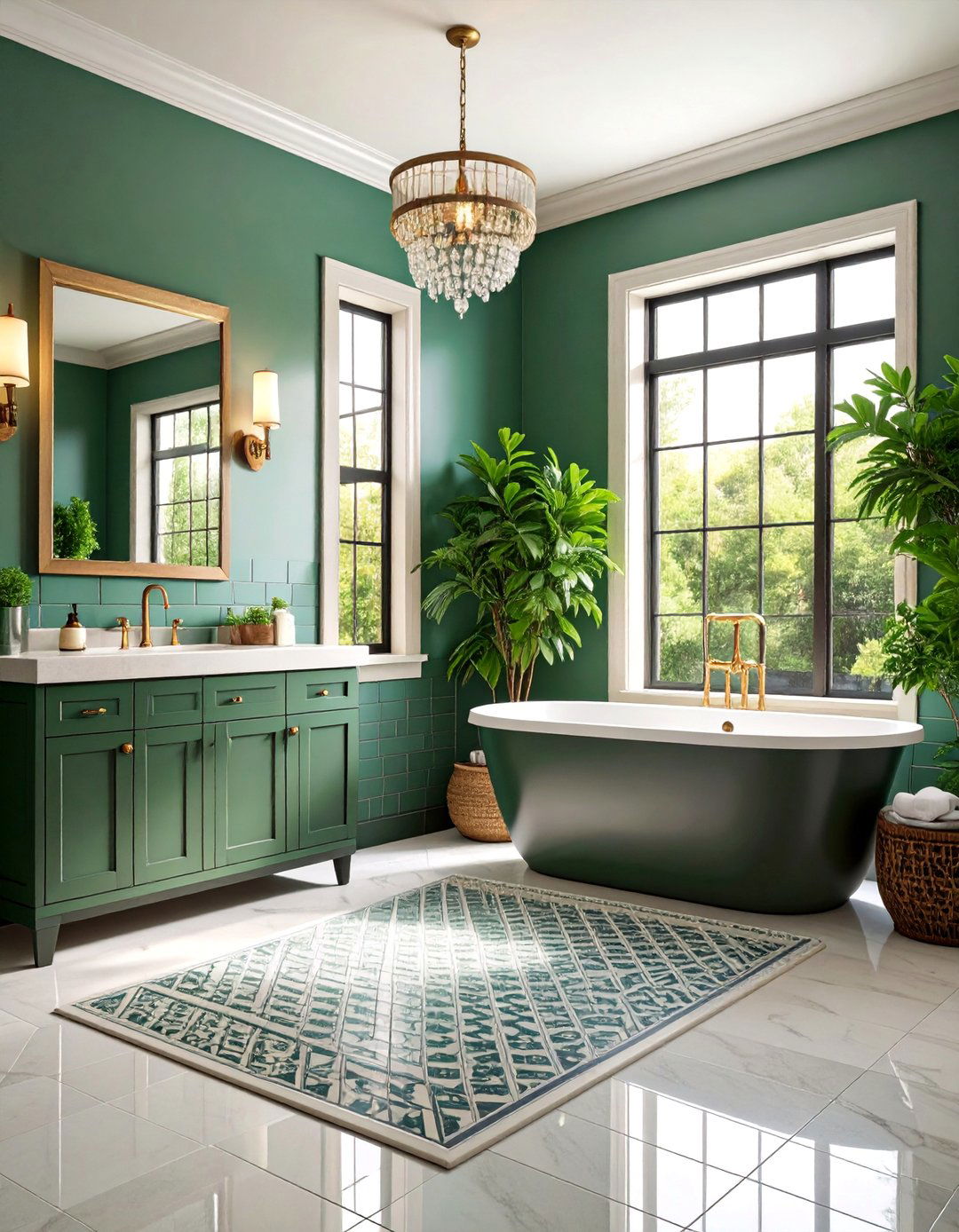 Subway Tile with Dark Grout - 25 Masculine Bathroom Ideas