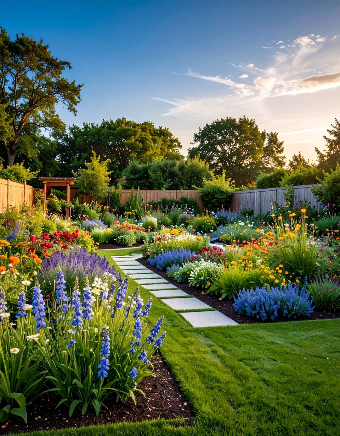 Succession Planting Continuous Bloom Wildflower Garden - 25 Wildflower Garden Ideas