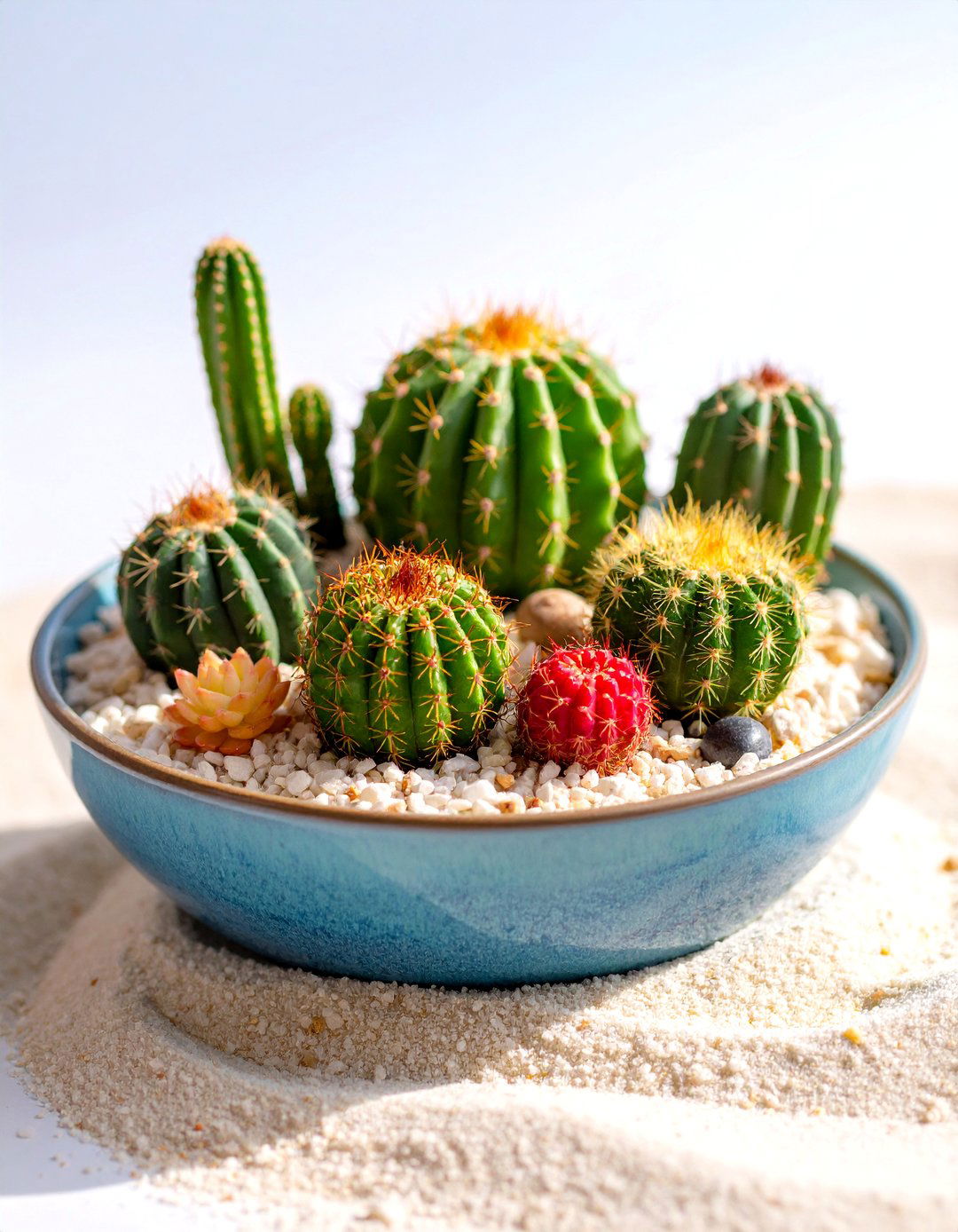 Succulent Desert Fairy Oasis - 25 Fairy Garden Container Ideas