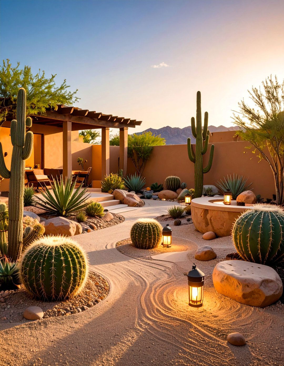 Succulent Desert Zen Garden - 25 Zen Garden Ideas