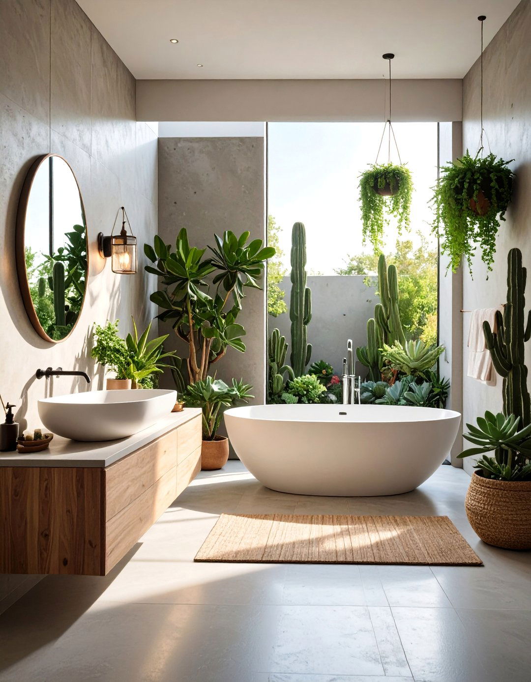 Succulent Garden Photography with Desert Themes - 25 Bathroom Art Ideas