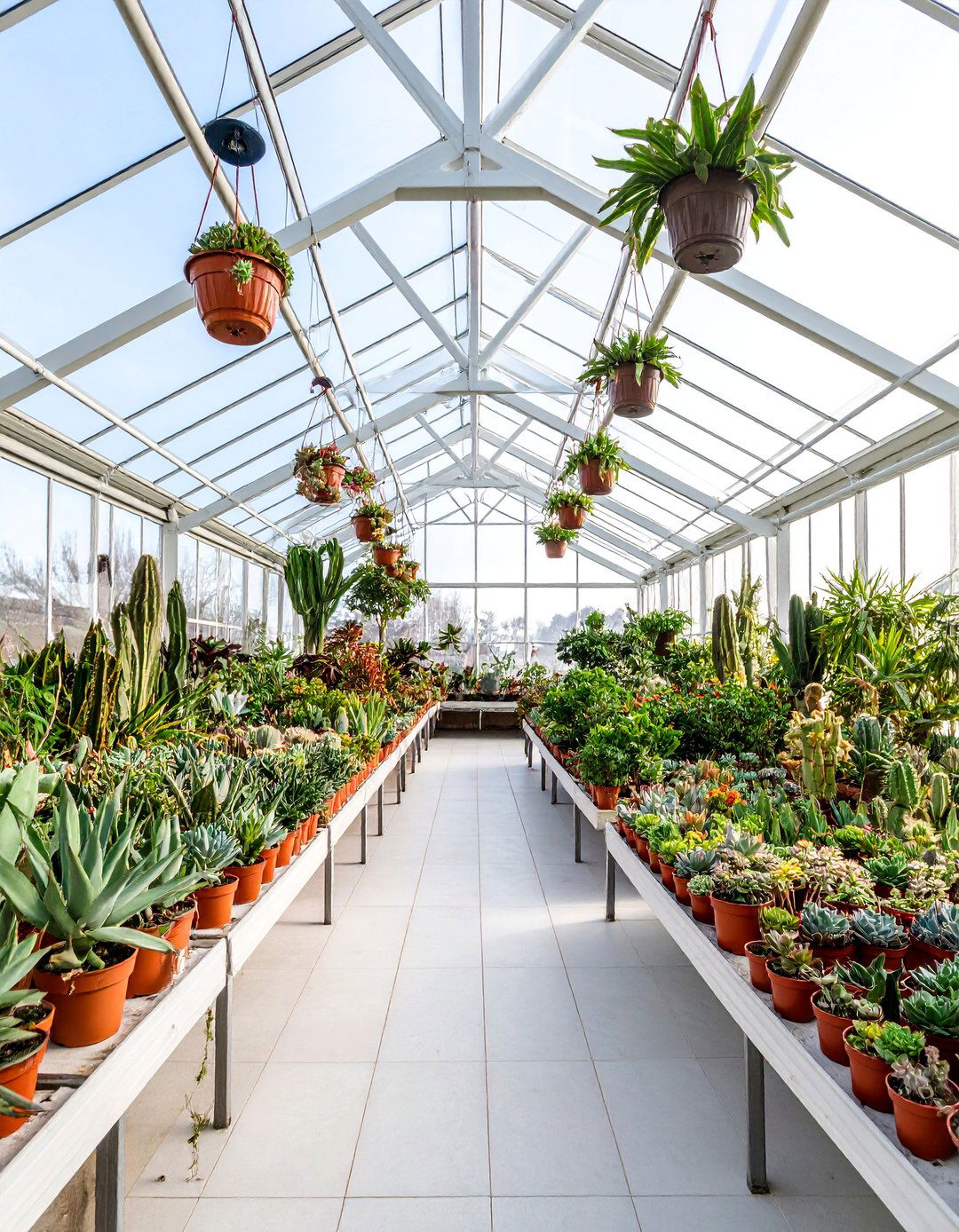 Succulent Greenhouse Winter Garden - 25 Succulent Garden Ideas