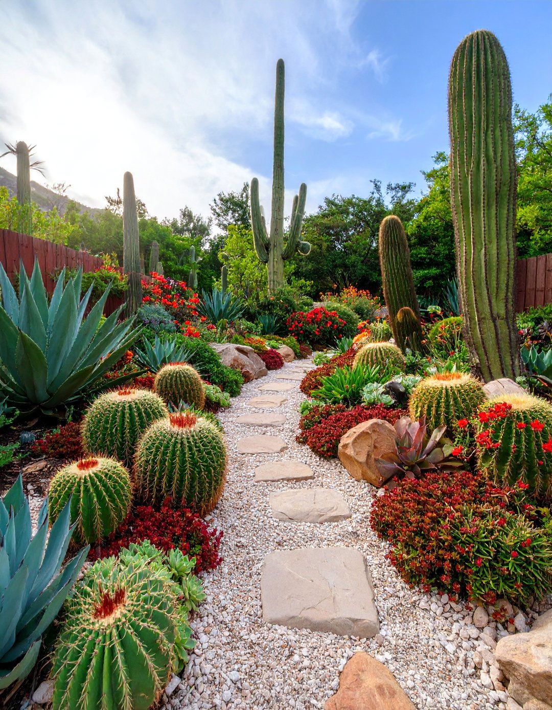 Succulent Rock Garden with Desert Plants - 25 Rock Garden Ideas