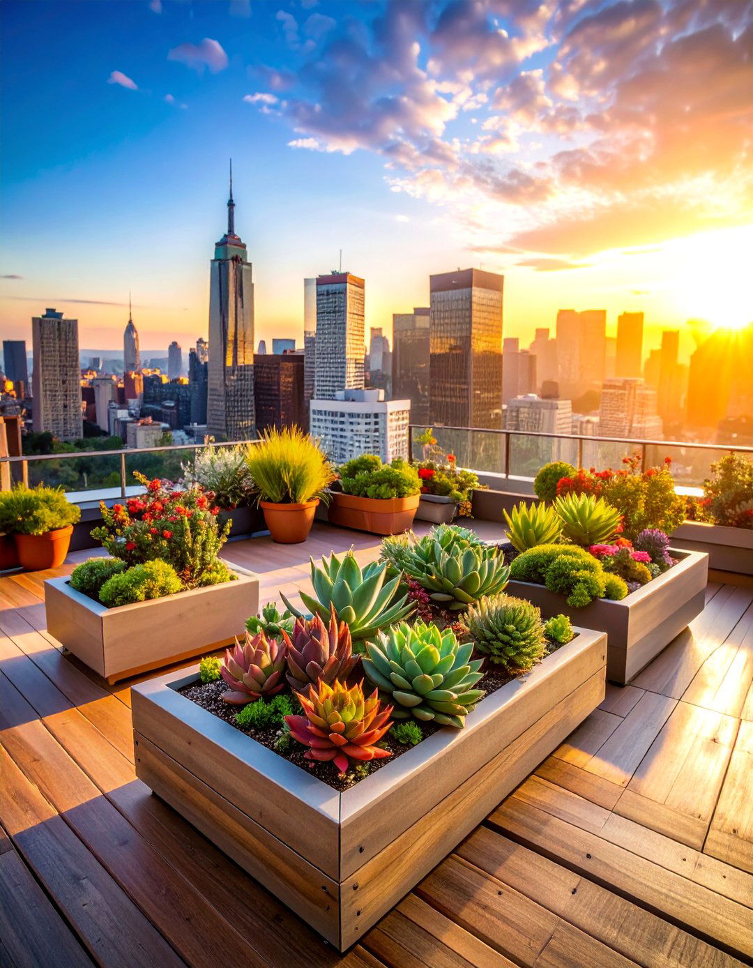 Succulent Rooftop Garden Oasis - 25 Succulent Garden Ideas