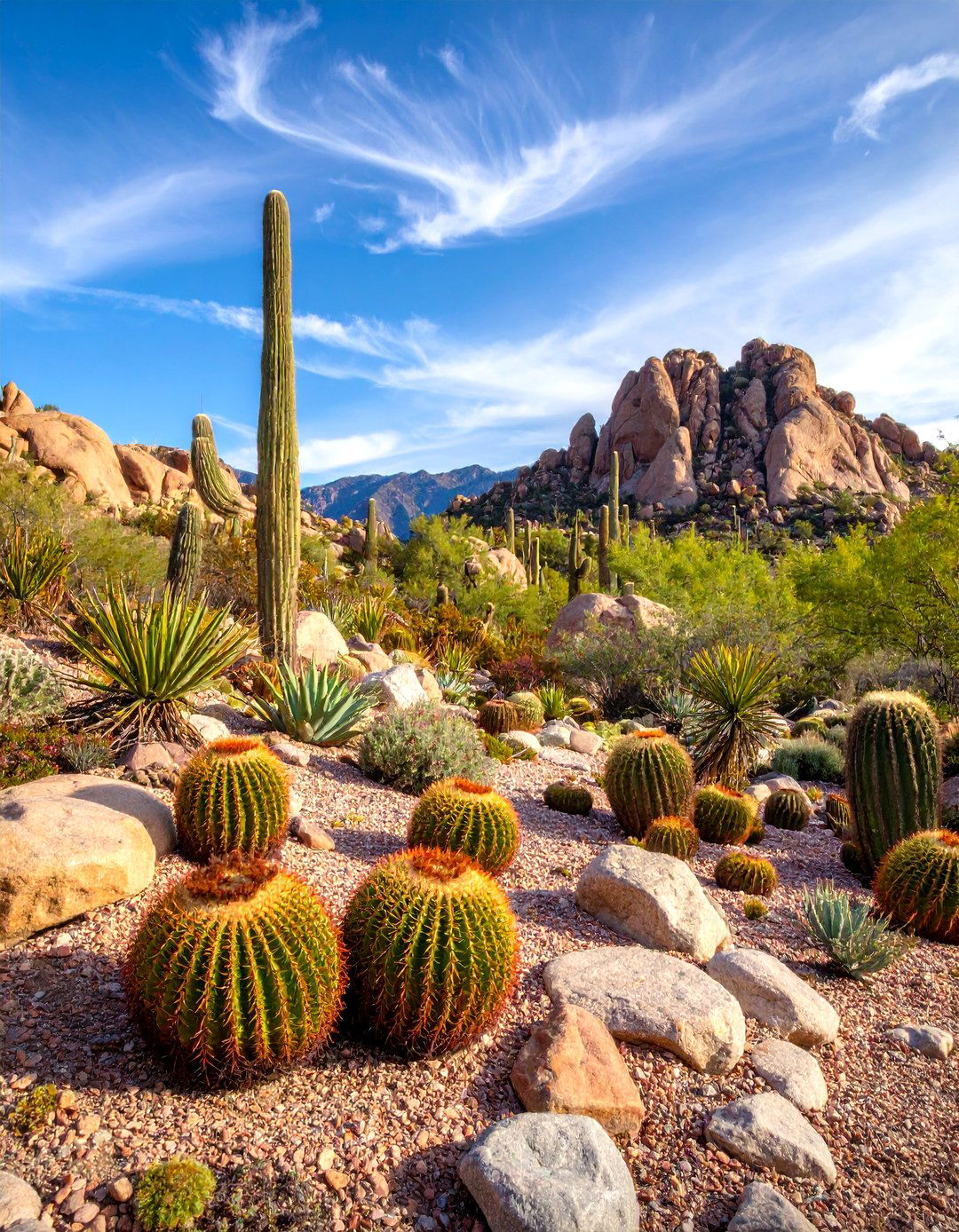 Succulent and Cactus Slope Garden - 25 Sloped Garden Ideas