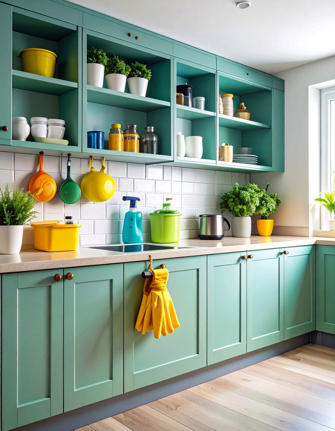 Suction Cup Temporary Storage - 25 Kitchen Sink Organization Ideas