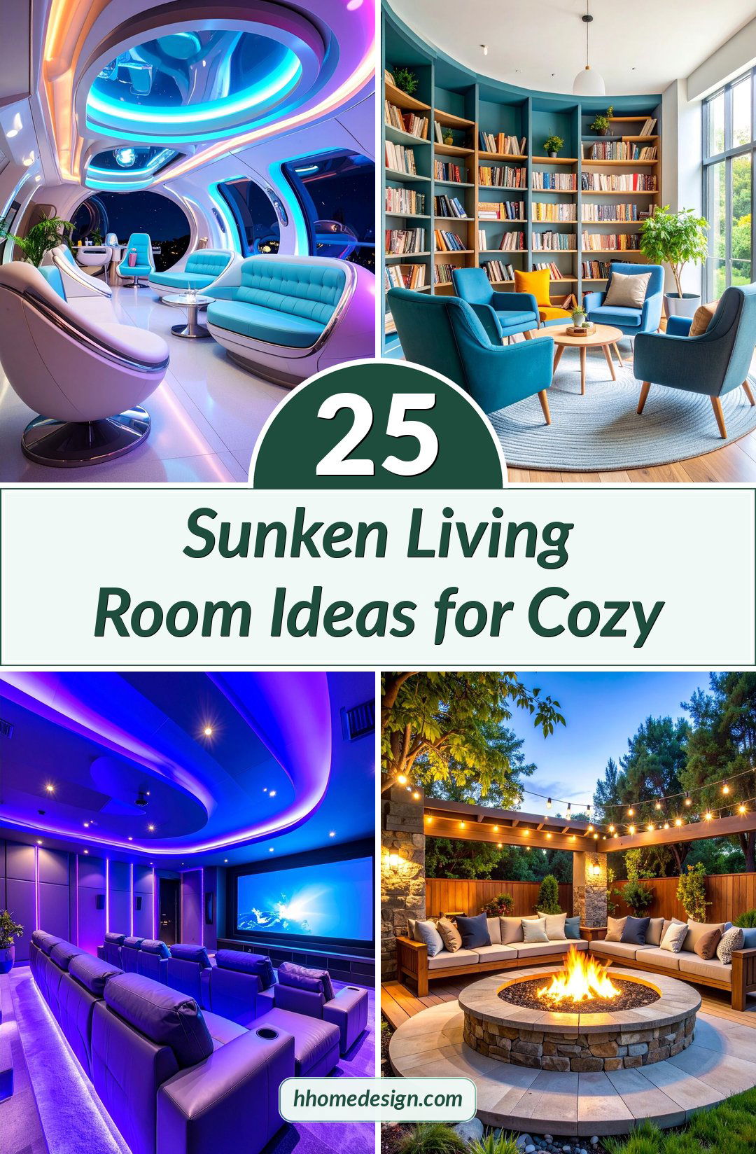 25 Sunken Living Room Ideas for Cozy