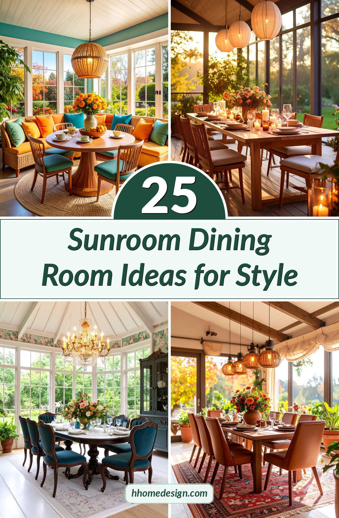25 Sunroom Dining Room Ideas for Style