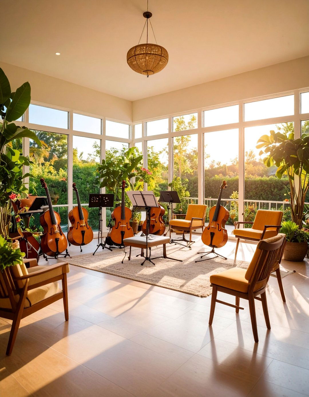 Sunroom Music Room Performance Space - 25 Sunroom Ideas