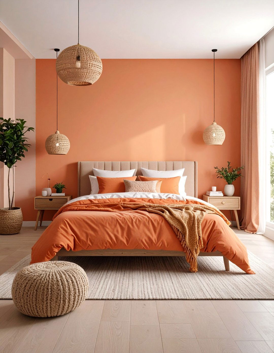 Sunset Colors Boho Bedroom - 25 Boho Teen Bedroom Ideas