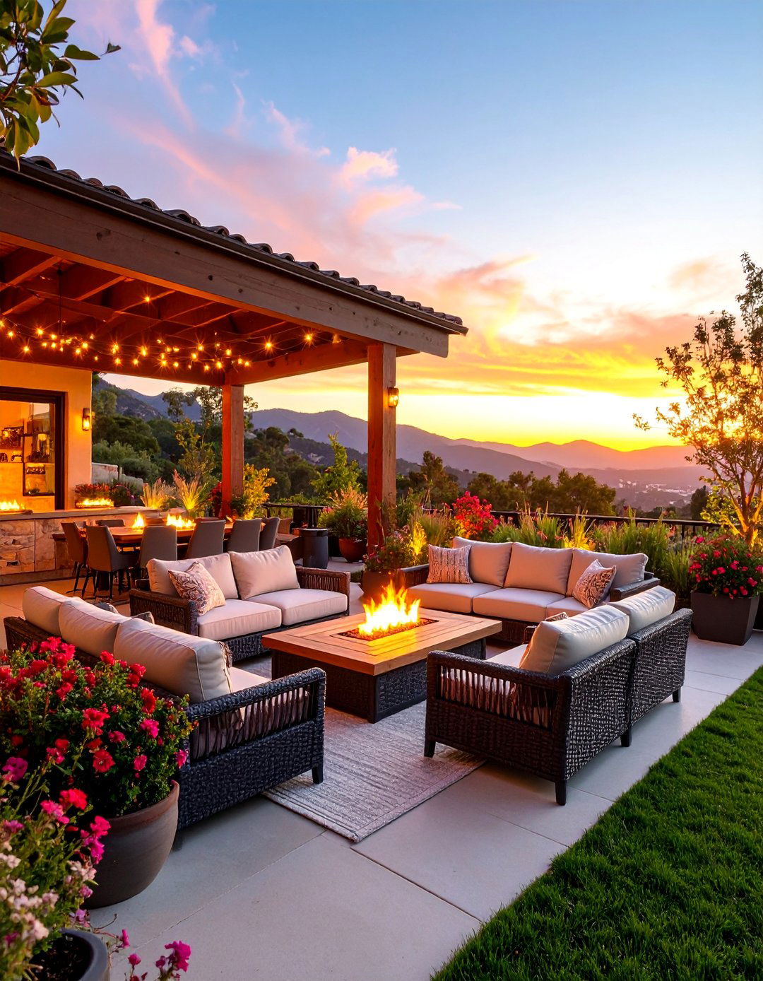 Sunset Viewing Veranda with West Facing Orientation - 25 Veranda Ideas
