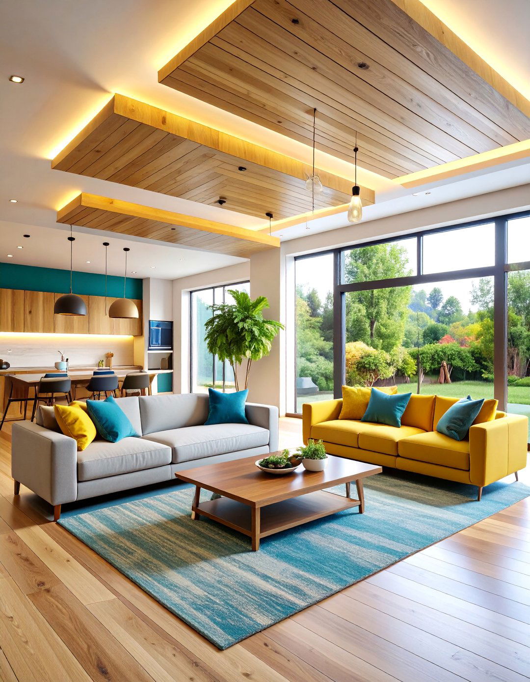 Suspended Drop Down Plywood Ceiling - 25 Plywood Ceiling Ideas