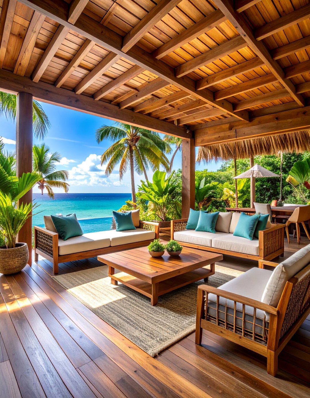 Sustainable Eco Friendly Lanai with Recycled Materials - 25 Lanai Porch & Patio Designs
