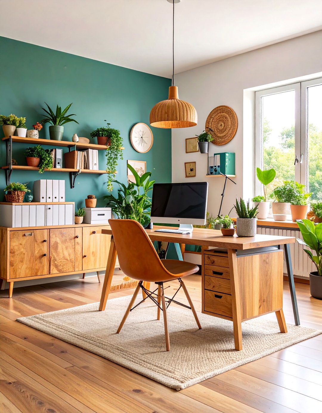 Sustainable Materials and Eco Friendly Furniture - 25 Green Home Office Ideas