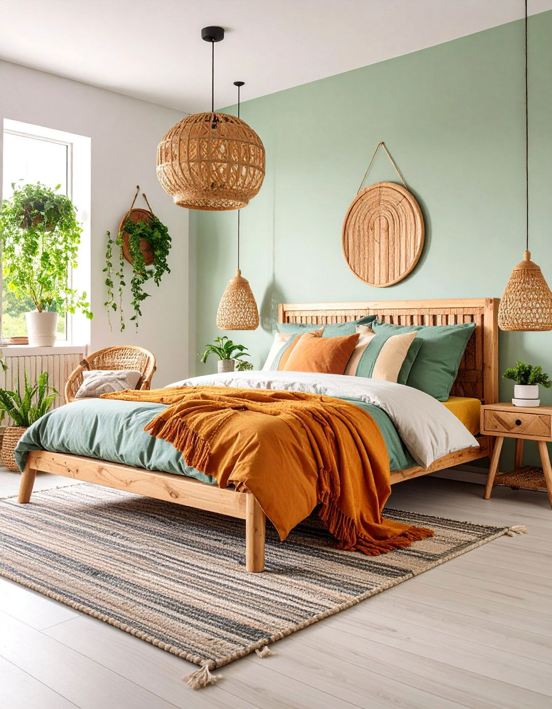 Sustainable Rust Bedroom with Eco Friendly Materials - 25 Rust Bedroom Ideas