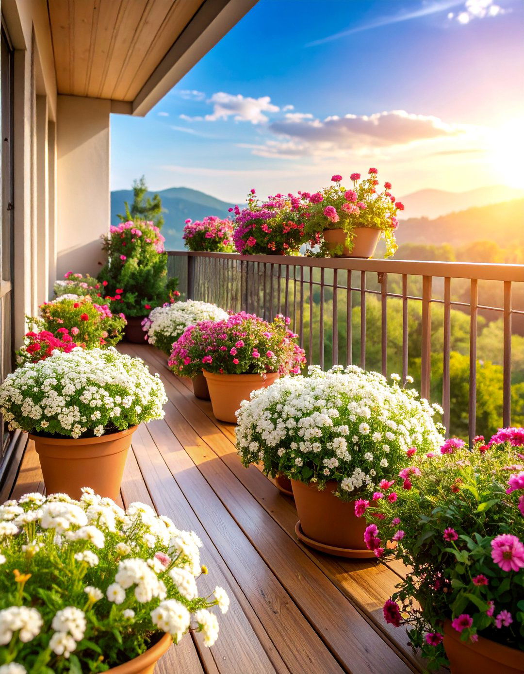 Sweet Alyssum Serenity with Honey Scented Blooms - 25 Flowering Plants for Balcony