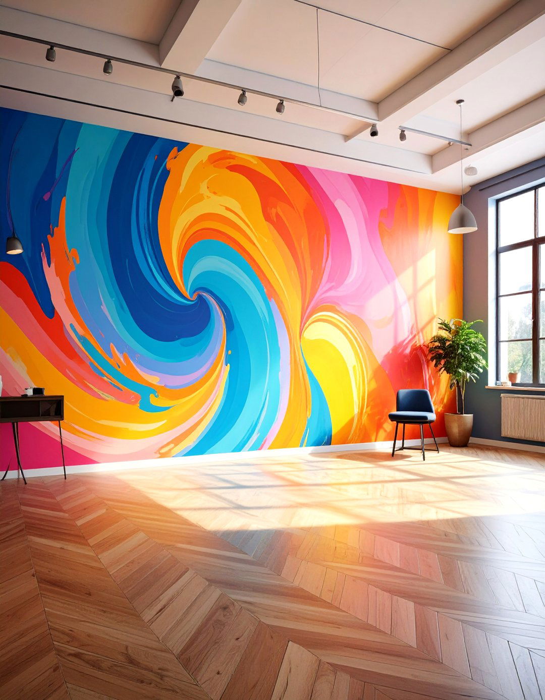 Swirl Pattern Application - 25 Wall Texture Ideas
