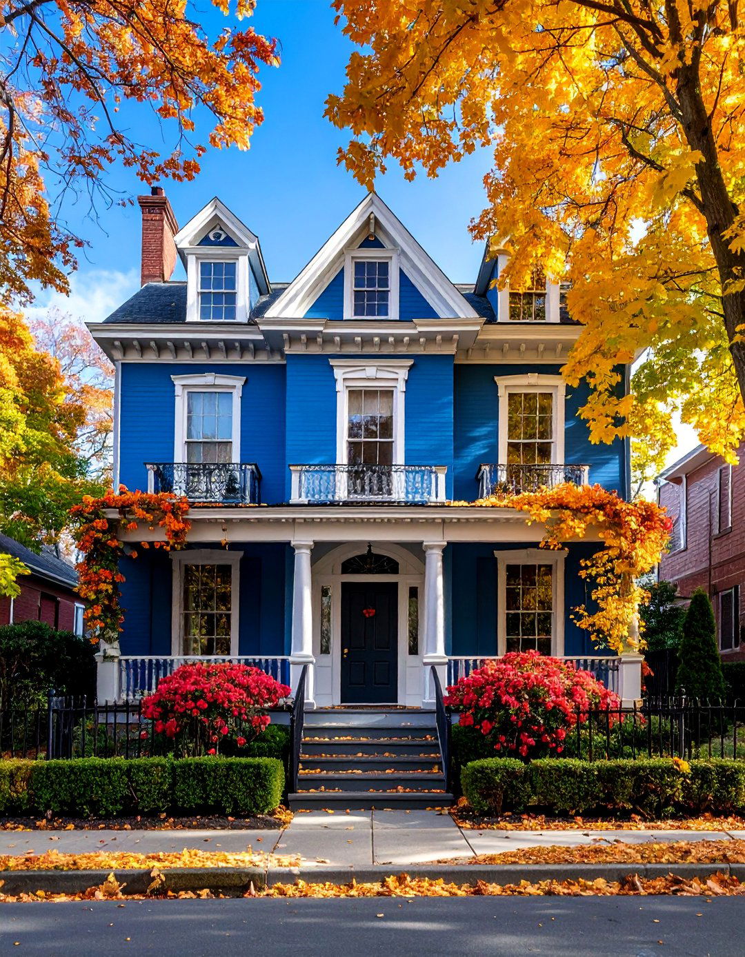 Symmetrical Facade with Centered Entry - 25 Minimalist House Exterior Ideas