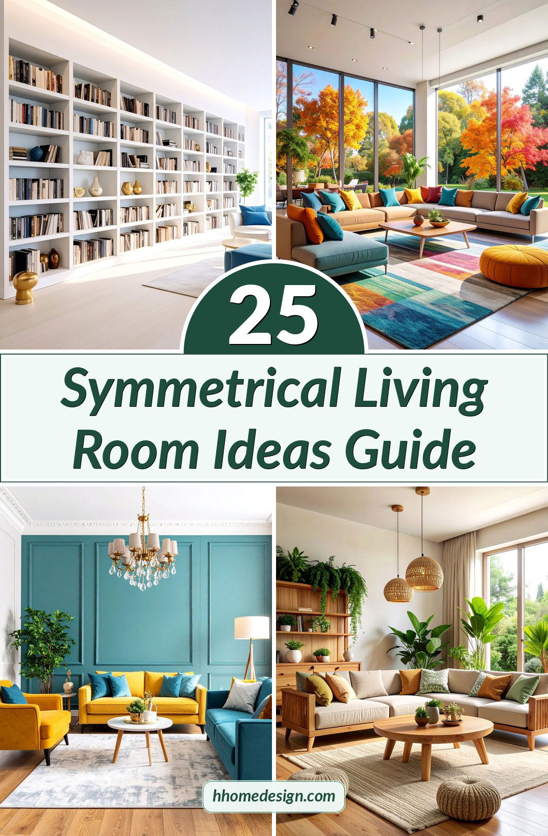 25 Symmetrical Living Room Ideas Guide