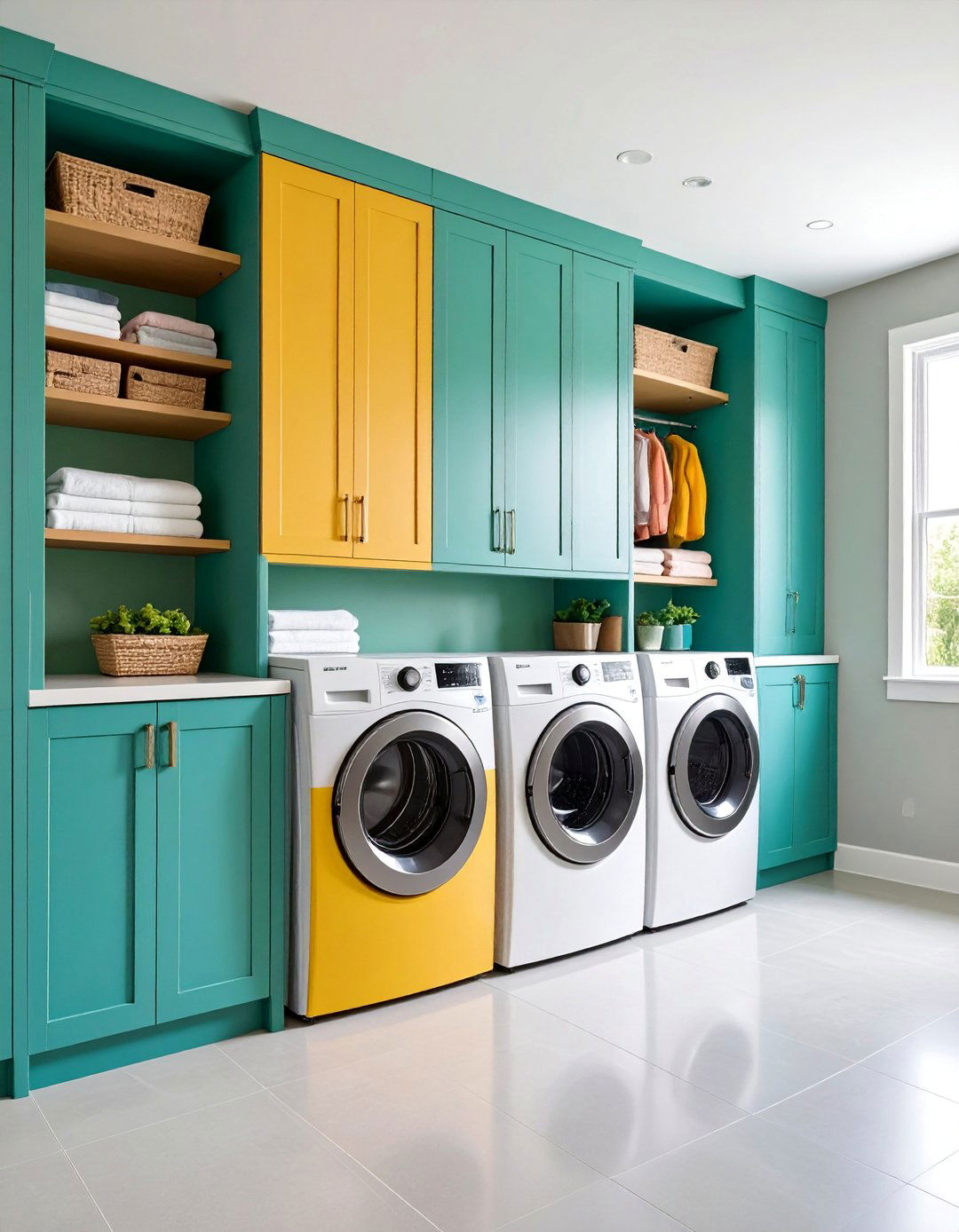 Tall Pantry Style Laundry Room Cabinets - 25 Laundry Room Cabinet Ideas