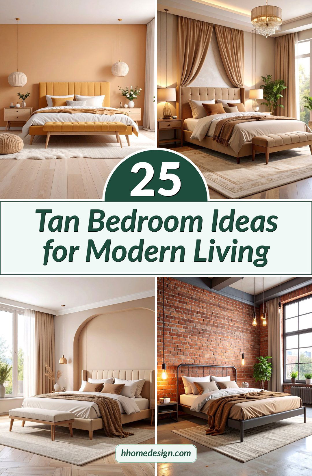 25 Tan Bedroom Ideas for Modern Living