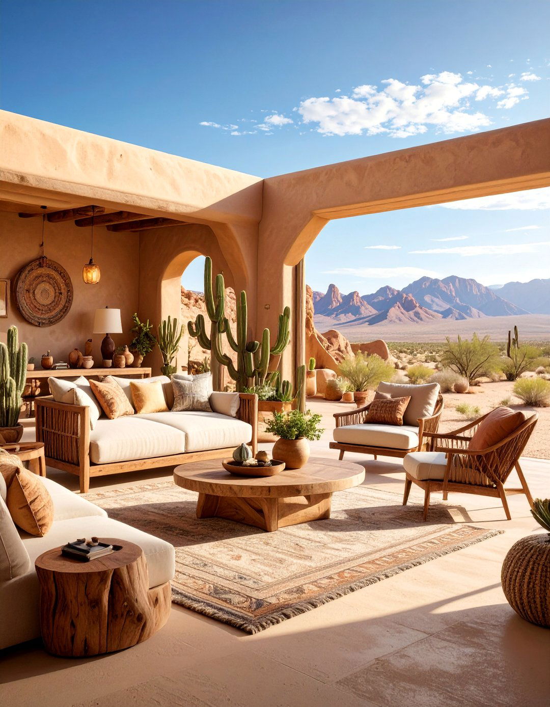 Tatooine Desert Retreat with Sandstone Aesthetics - 25 Star Wars Man Cave Ideas